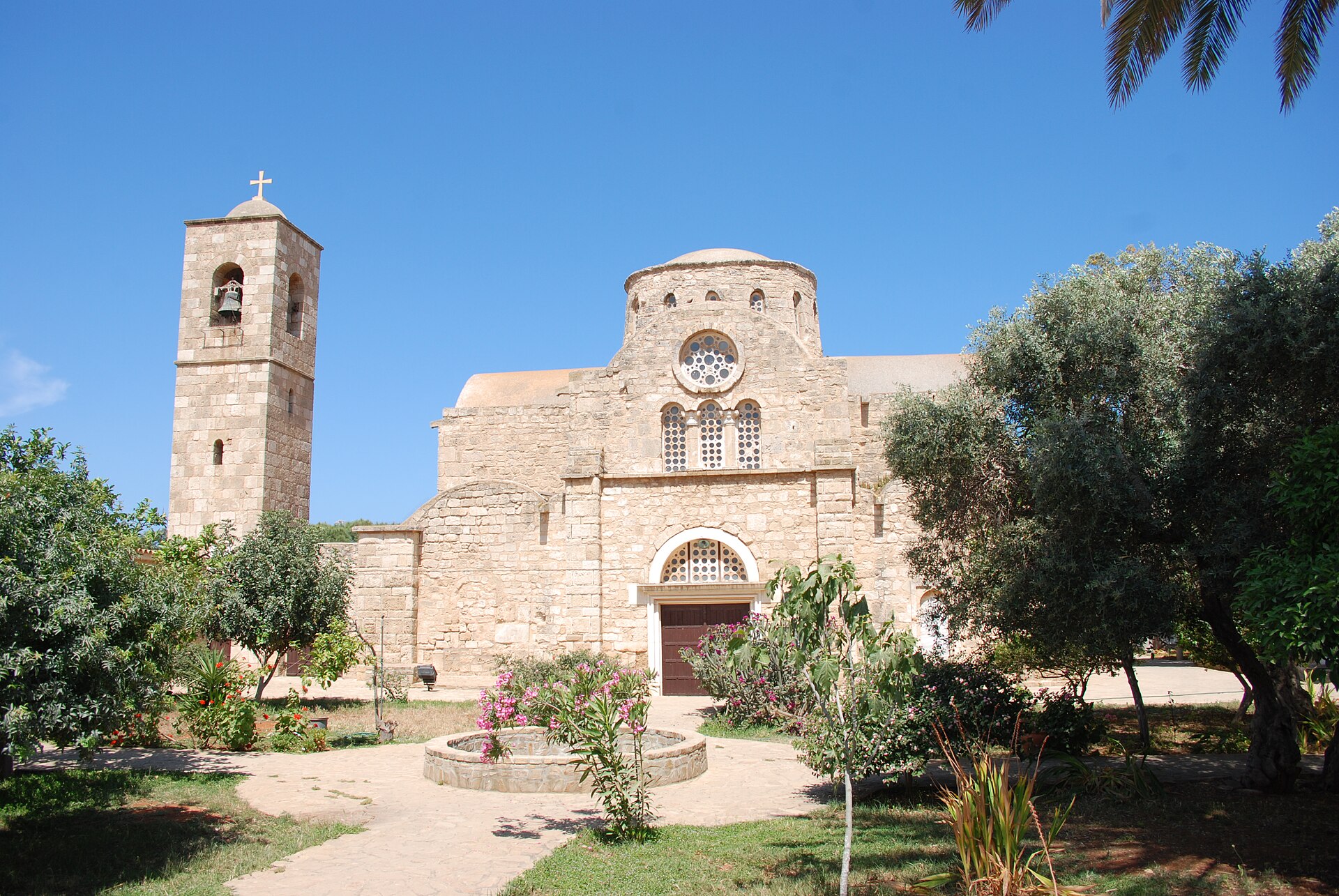 The monastery dedicated to St Barnabas.