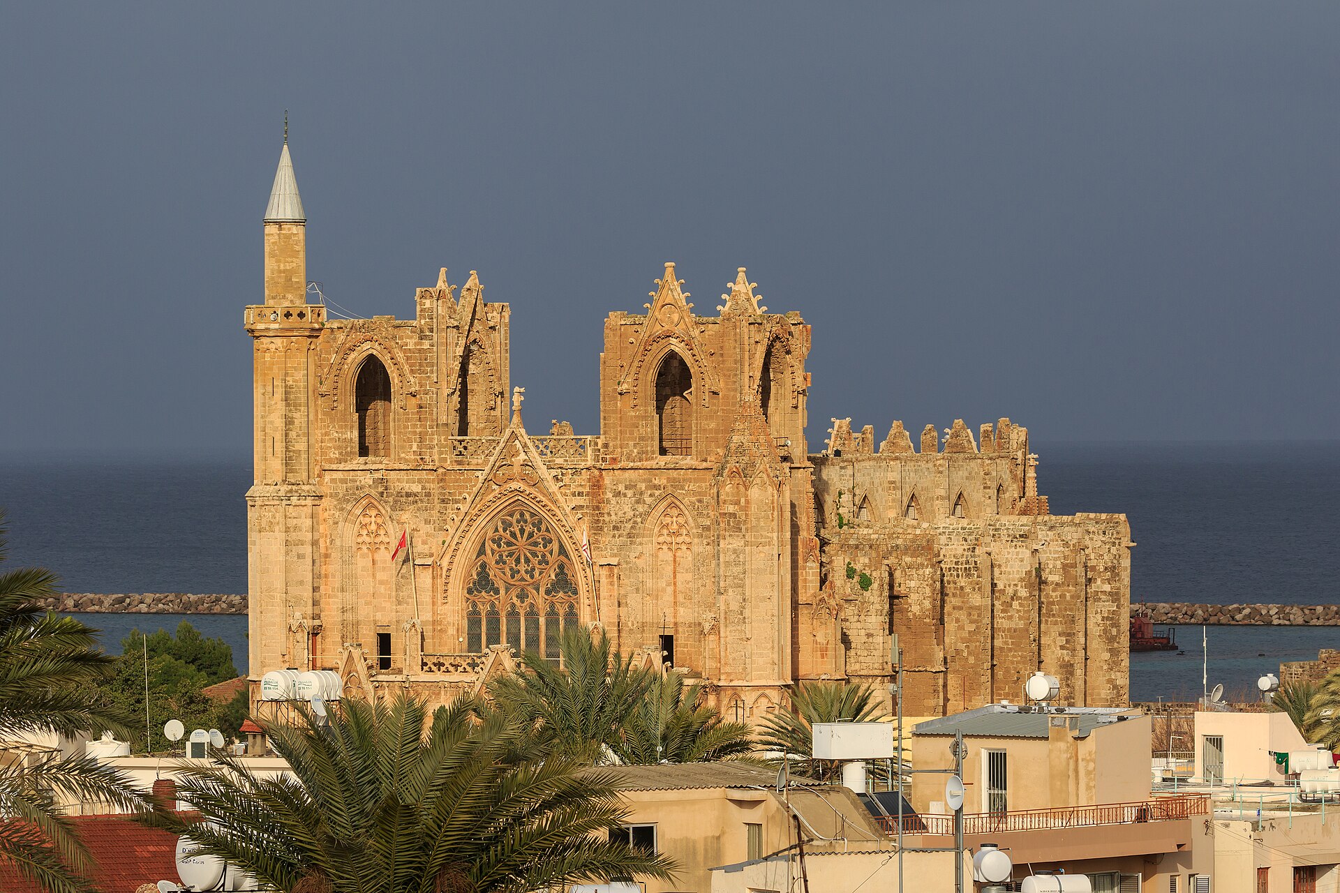Famagusta’s former cathedral reflects a later Christian chapter.
